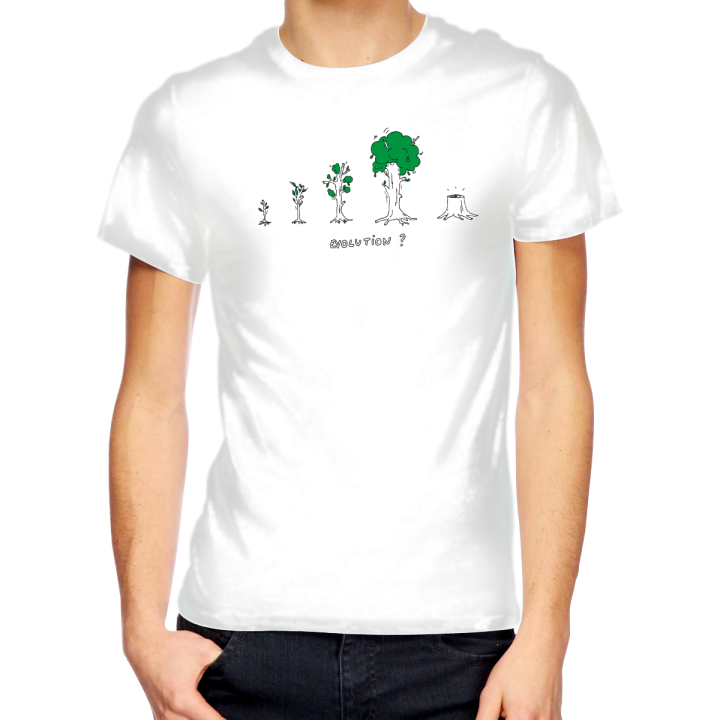 T-shirt homme "arbre evolution"