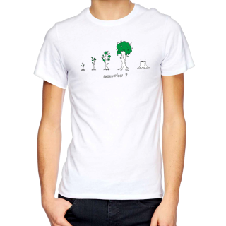 T-shirt homme "arbre evolution"