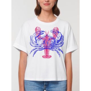 T-shirt femme loose "Homard/Crabe" par Ruliano des Bois