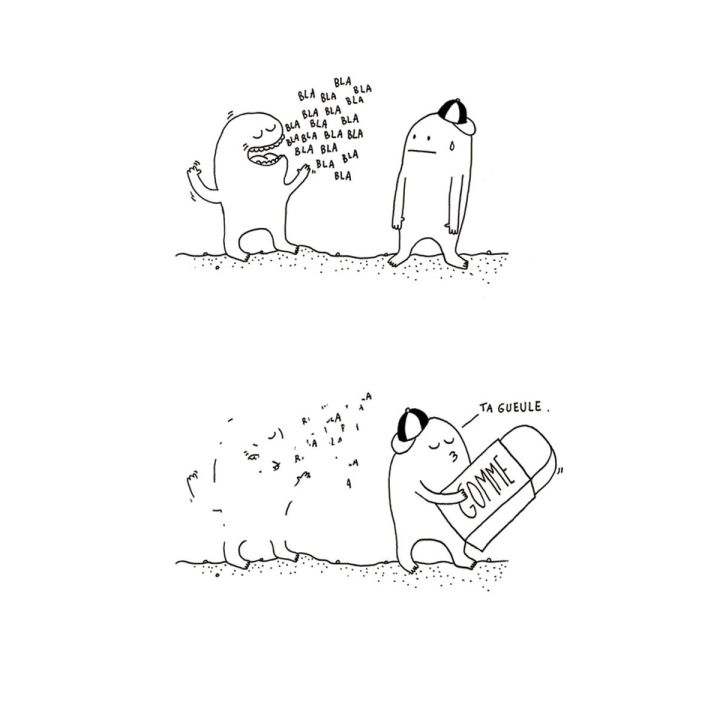 T-shirt homme ''Blabla''