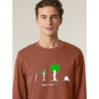 T-shirt manches longues homme "Evolution"