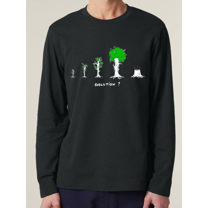 T-shirt manches longues homme "Evolution"