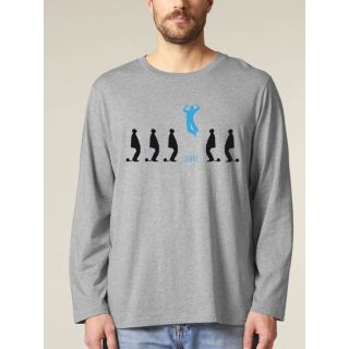 T-shirt manches longues homme "Ouvrir son esprit"