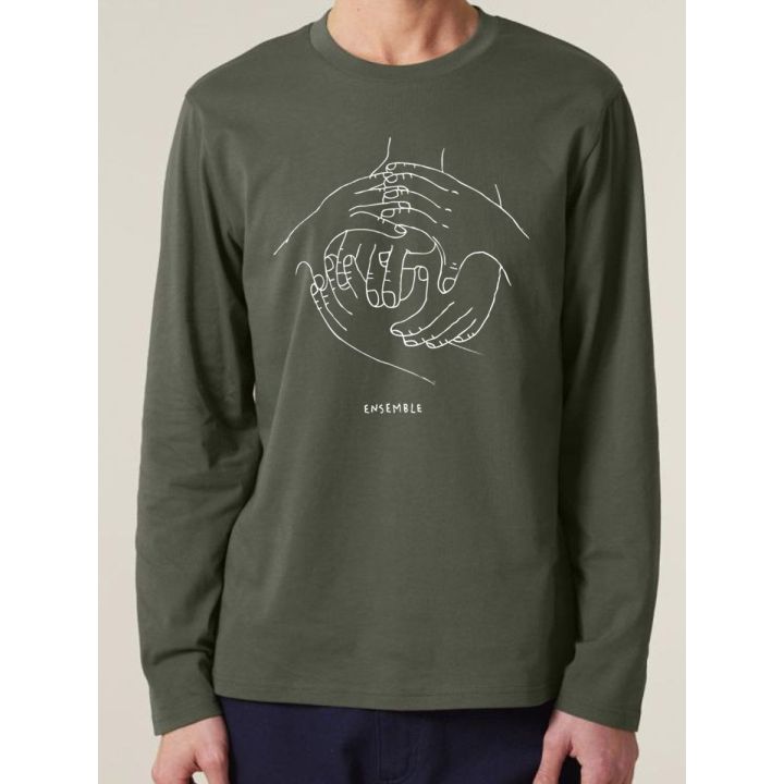 T-shirt manches longues homme "Ensemble"