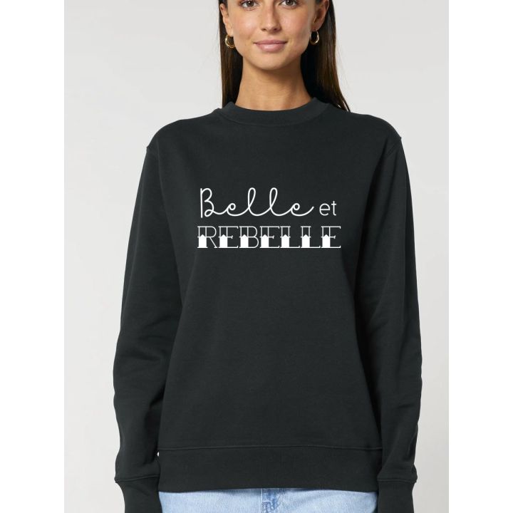 Sweat-shirt loose "Belle & Rebelle"