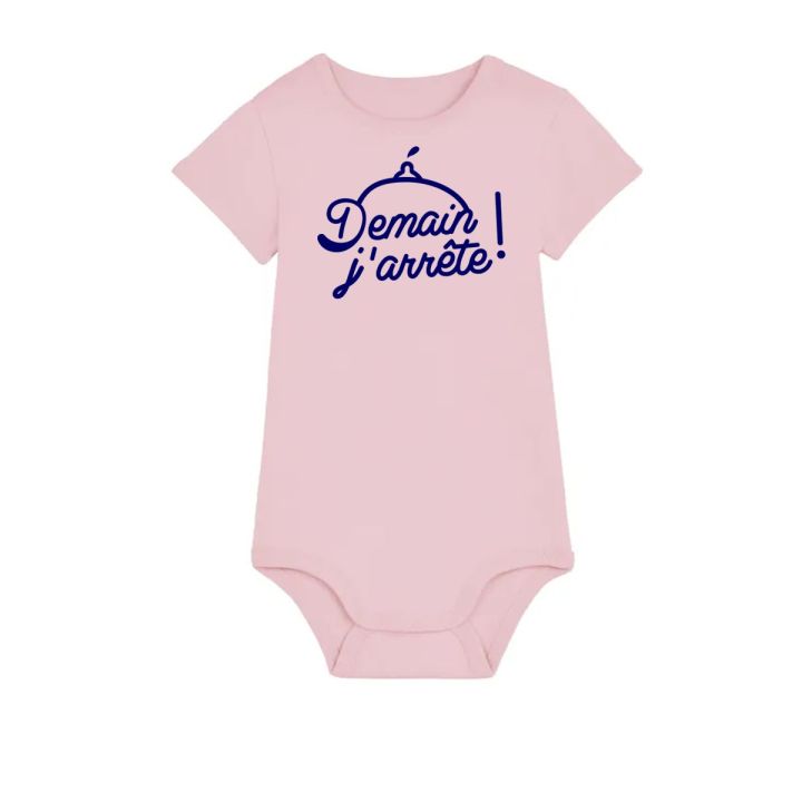 Body bébé ''Demain j'arrête'' (sein)