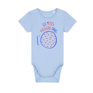 Body bébé ''Les petits poissons dans l'O''