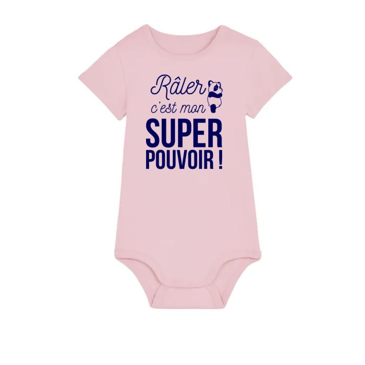 Body bébé "Râler c'est mon super pouvoir"