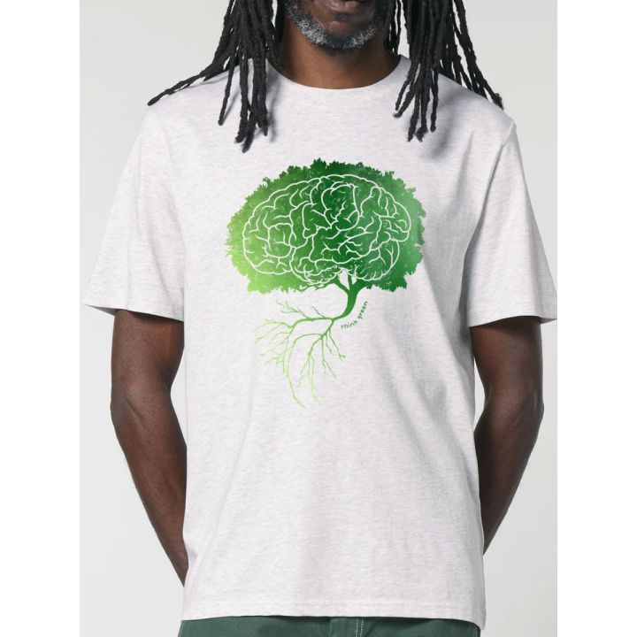 T-SHIRT MANCHES COURTES HOMME "THINK GREEN"