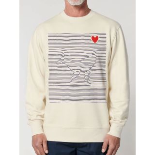 Sweat homme ''BALEINE MARINIERE''
