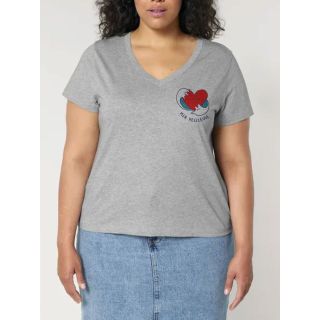 T-shirt femme manches courtes "MER VEILLEUSE"