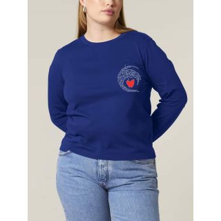 T-SHIRT MANCHES LONGUES FEMME "VAGUE DAMOUR"