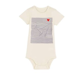 BODY BÉBÉ ''BALEINE MARINIERE''