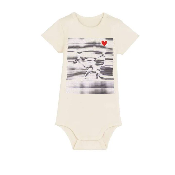 BODY BÉBÉ ''BALEINE MARINIERE''