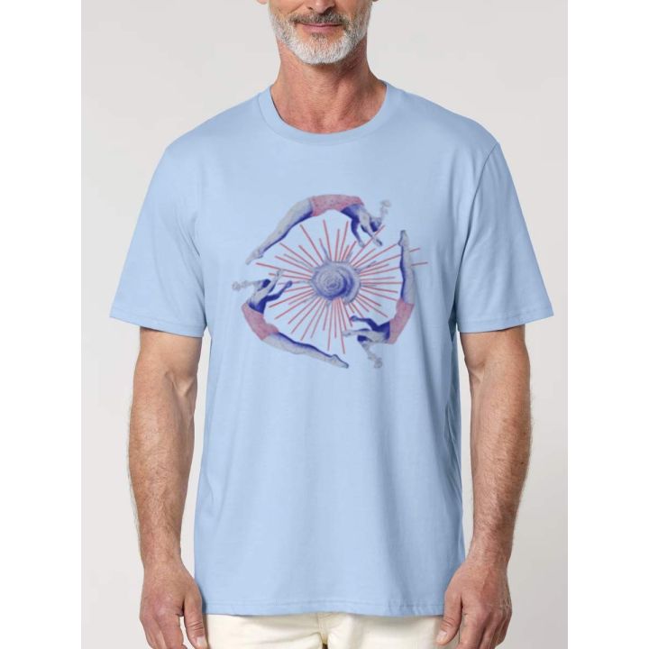 T-SHIRT HOMME MANCHES COURTES "NAGEUSES"