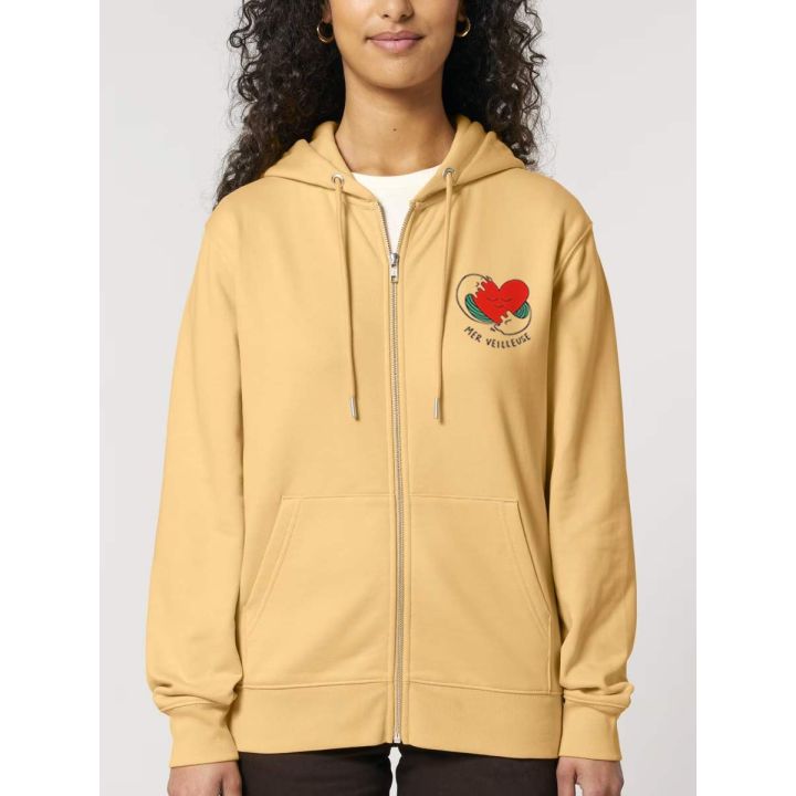 VESTE ZIP FEMME "MER VEUILLEUSE"