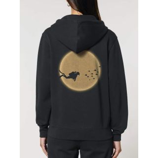 VESTE ZIP FEMME "PLONGEUR DE L'ESPACE" PAR LEDUC