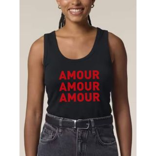 DÉBARDEUR FEMME "AMOUR AMOUR AMOUR"