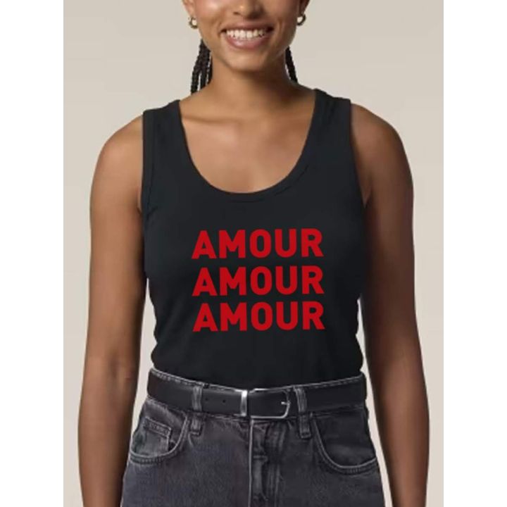 DÉBARDEUR FEMME "AMOUR AMOUR AMOUR"