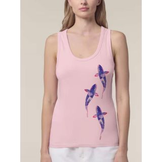 DÉBARDEUR FEMME "CARPES" PAR RULIANO DES BOIS