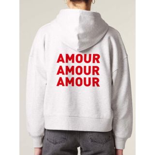 ESTE ZIP FEMME "AMOUR AMOUR AMOUR"