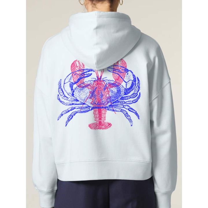 VESTE ZIP FEMME "HOMARD/CRABE" PAR RULIANO DES BOIS