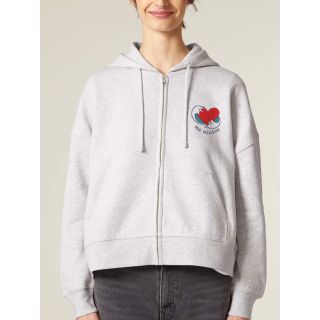 VESTE ZIP FEMME "MER VEUILLEUSE"