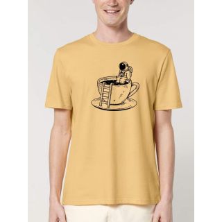 T-SHIRT HOMME "SPACE COFFEE" PAR LEDUC