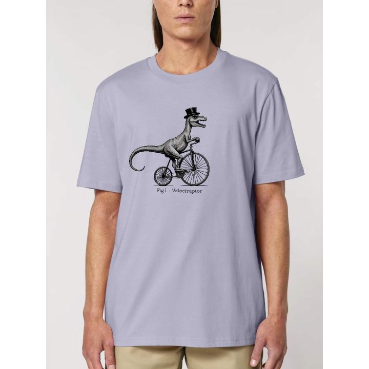 T-SHIRT HOMME "VELOCIRAPTOR" PAR LEDUC