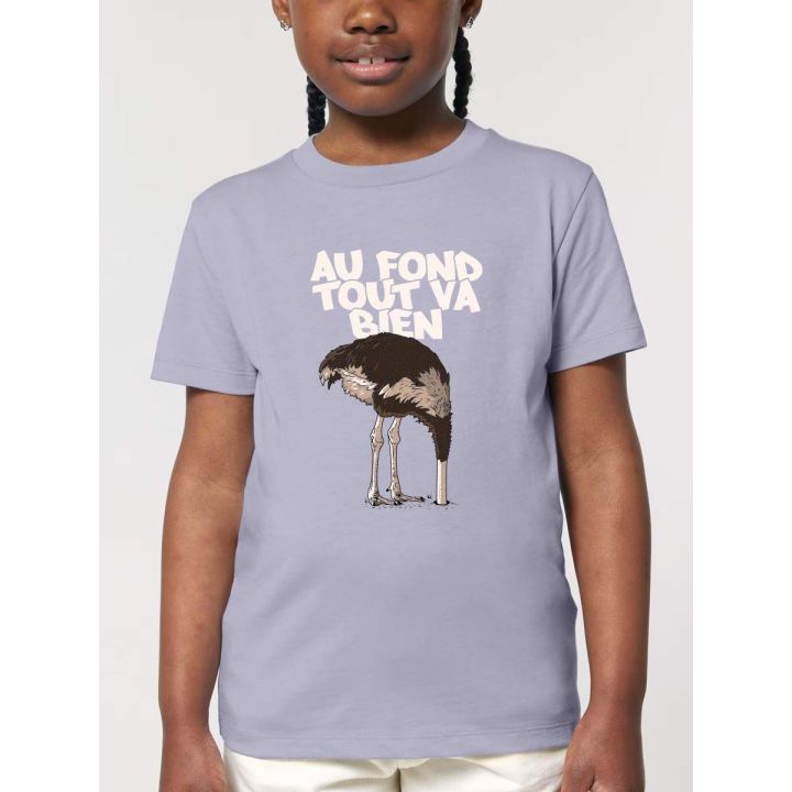 T-SHIRT ENFANT "AUTRUCHE" PAR LEDUC