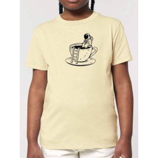 T-SHIRT ENFANT "SPACE COFFEE" PAR LEDUC