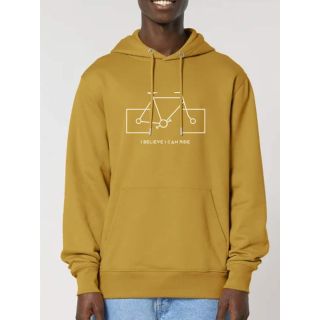 SWEAT CAPUCHE HOMME "I BELIEVE I CAN RIDE" PAR LEDUC