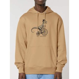 SWEAT CAPUCHE HOMME "VELOCIRAPTOR" PAR LEDUC