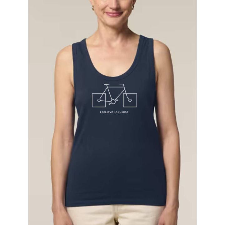 DEBARDEUR FEMME "I BELIEVE I CAN RIDE" PAR LEDUC