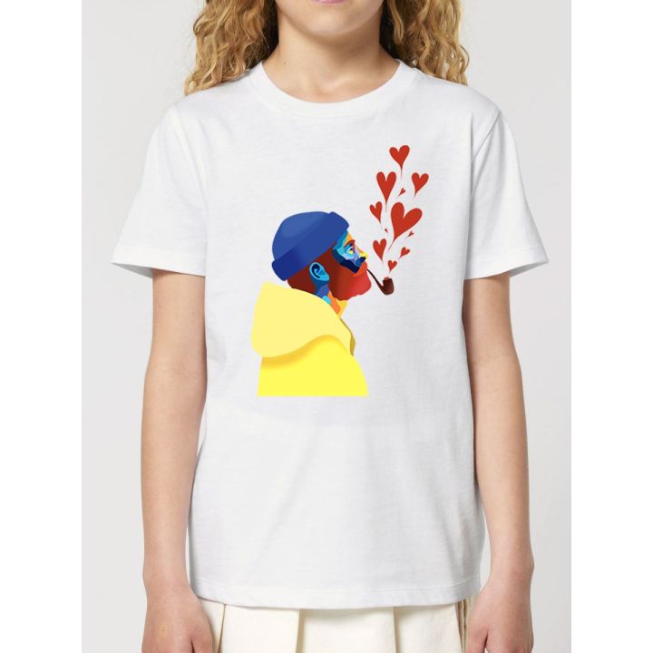 T-SHIRT ENFANTS "AMOUREUX DES ÉTOILES" BY ATELIER SALÉ