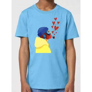 T-SHIRT ENFANTS "AMOUREUX DES ÉTOILES" BY ATELIER SALÉ