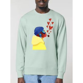 SWEAT UNISEXE "AMOUREUX DES ÉTOILES" BY ATELIER SALÉ