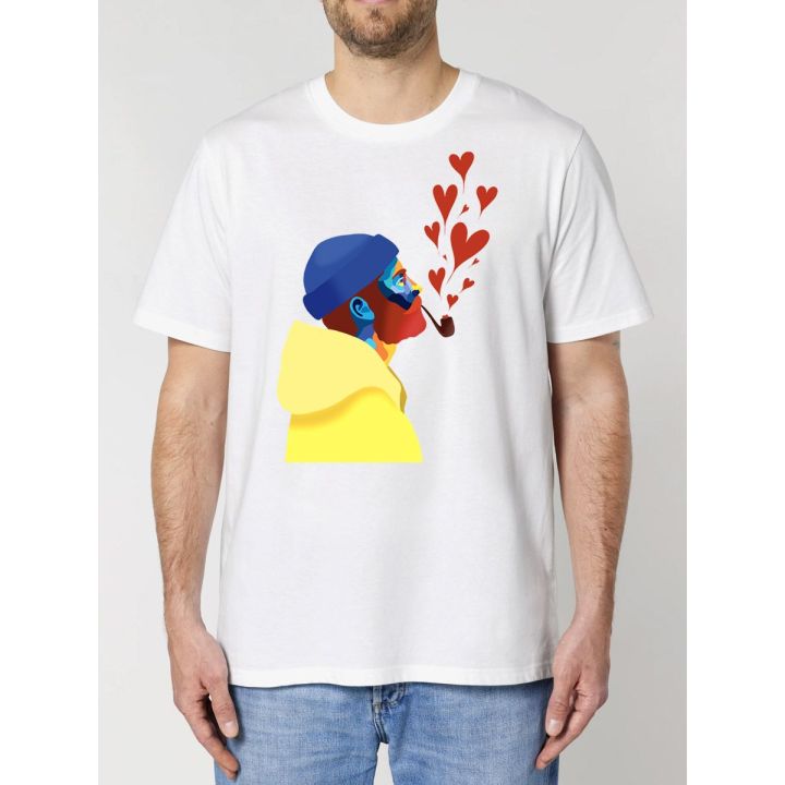 T-SHIRT HOMME "AMOUREUX DES ÉTOILES" BY ATELIER SALÉ