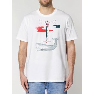 T-SHIRT HOMME "BALEINE" BY JORDAN GENTES