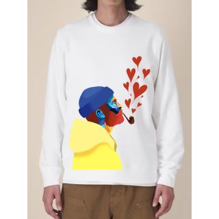 SWEAT UNISEXE COL ROND "AMOUREUX DES ÉTOILES" BY ATELIER SALÉ