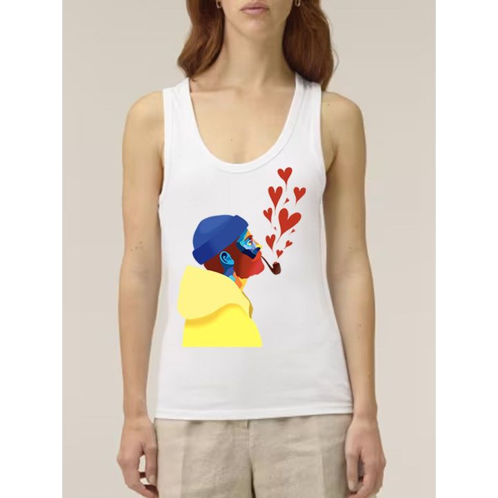 DÉBARDEUR FEMME "AMOUREUX DES ÉTOILES" BY ATELIER SALÉ