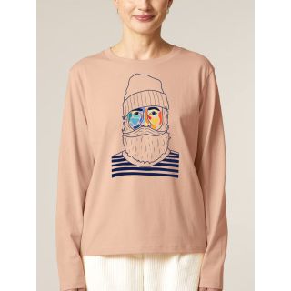 T-SHIRT FEMME MANCHES LONGUES "MARIN" BY ATELIER SALÉ