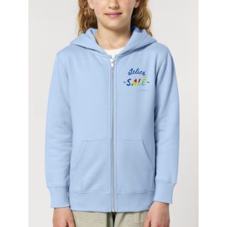 SWEAT ENFANTS ZIP CAPUCHE "MARIN" BY ATELIER SALÉ