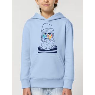 SWEAT ENFANTS CAPUCHE "MARIN" BY ATELIER SALÉ