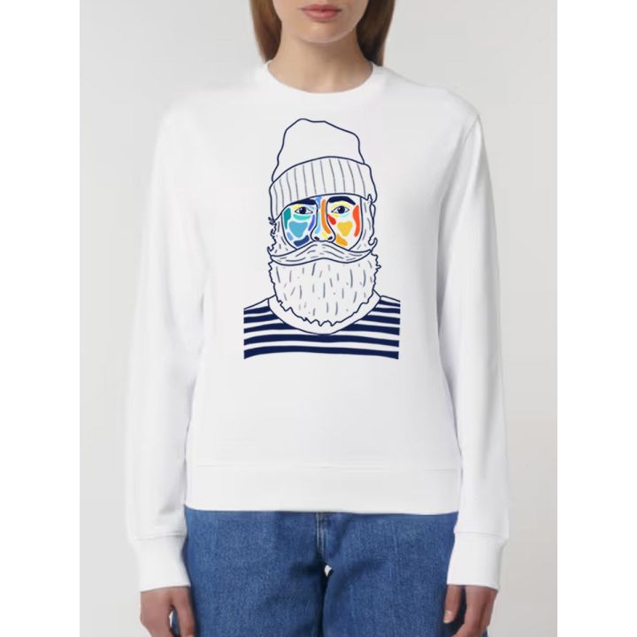 SWEAT UNISEXE COL ROND "MARIN" BY ATELIER SALÉ