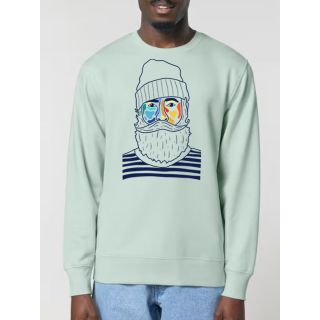 SWEAT UNISEXE COL ROND "MARIN" BY ATELIER SALÉ