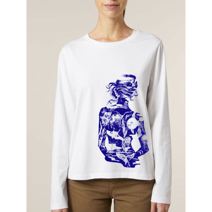 T-SHIRT MANCHE LONG FEMME "SIRÈNE" BY JORDAN GENTS  