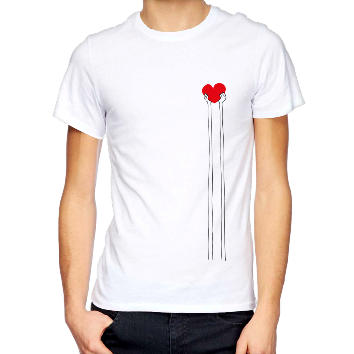 T-shirt homme "COEUR"