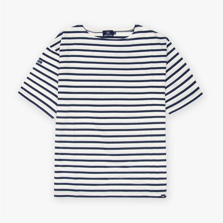 Marinière Brest à manches courtes en coton – L’authentique version estivale