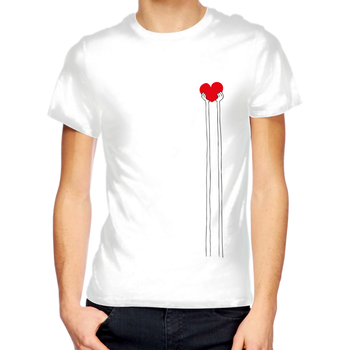 T-shirt homme "COEUR"